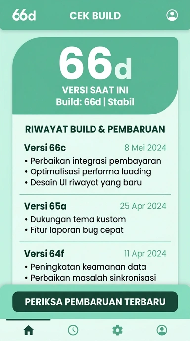Riwayat Versi 66d untuk Pengguna Android